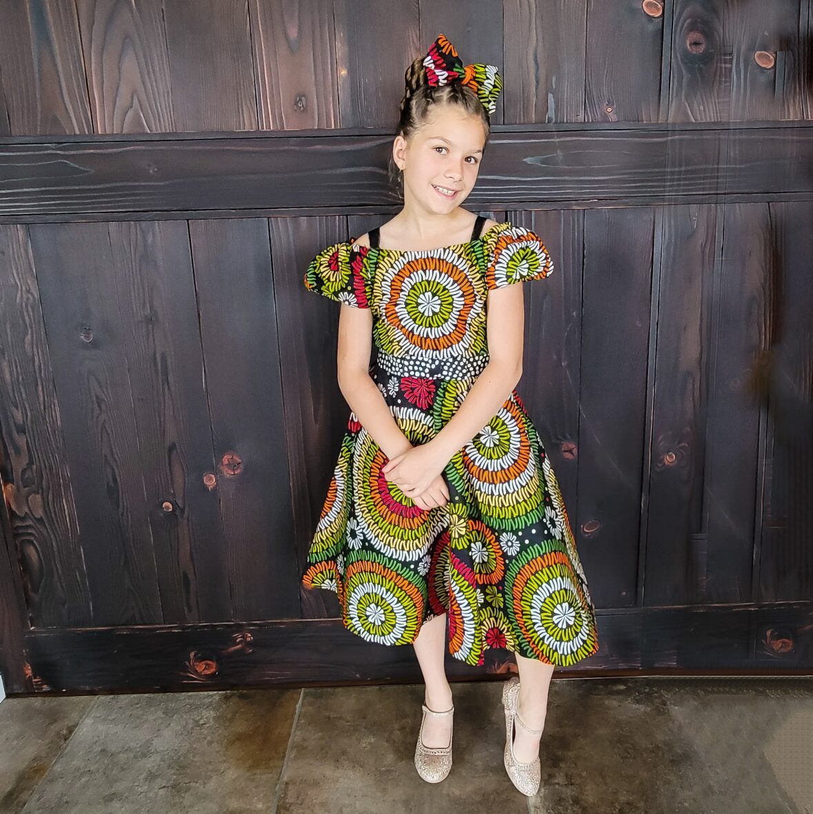 2pc Stylish Ankara Print Outfit for Girls