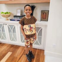 African Ankara Tribal Shirt set