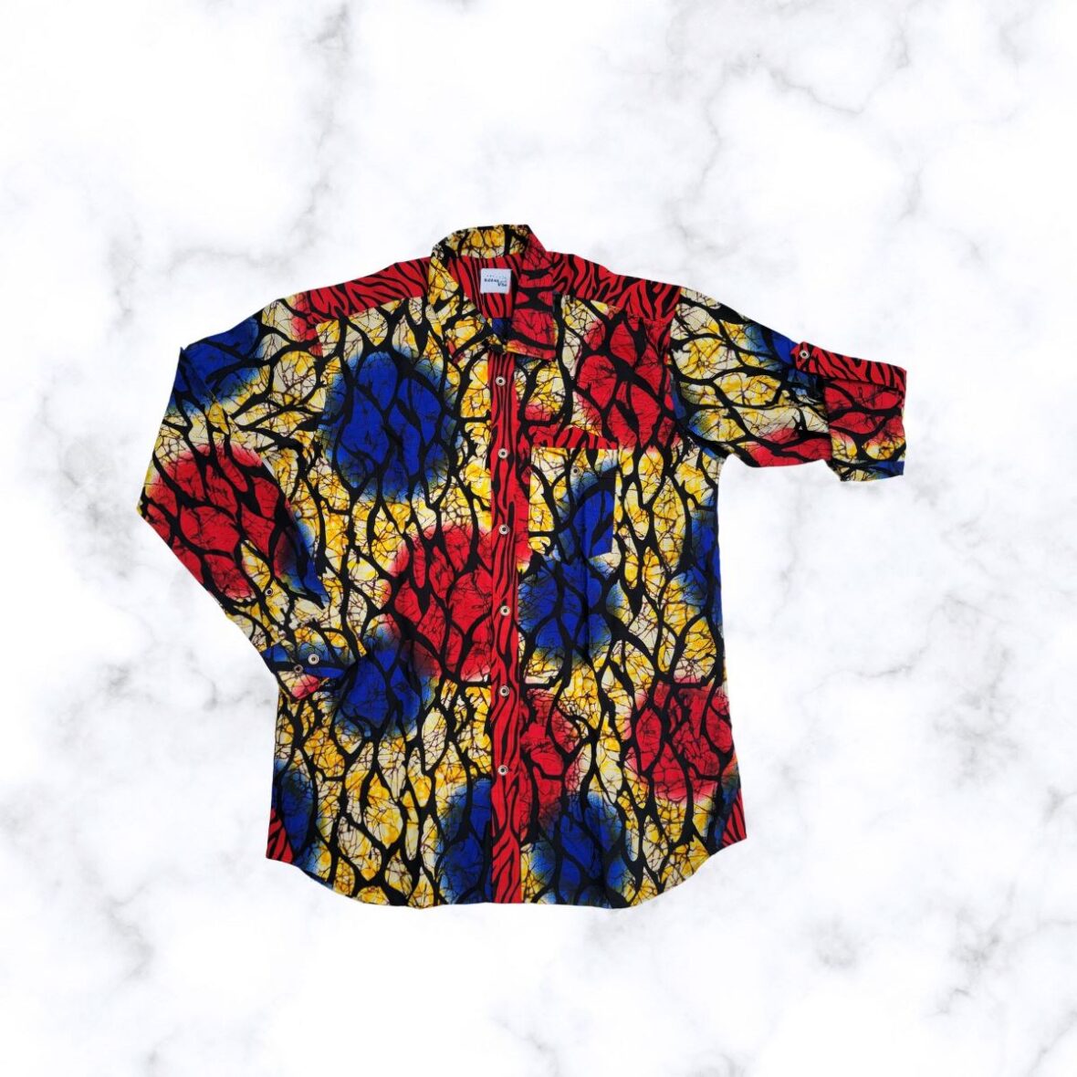 Boys and Men’s Matching Family African Ankara Roll-Up Box Pleat Shirt – Kiddies Vibe