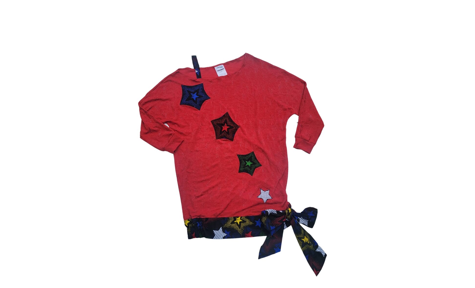 Flashdance Pullover Longsleeve Star Ankara Dress – Kiddies Vibe