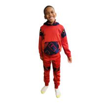 Boys And Mens Matching Family African Ankara Plain And Pattern Track Suit 2Pcs Set - Kiddies Vibe