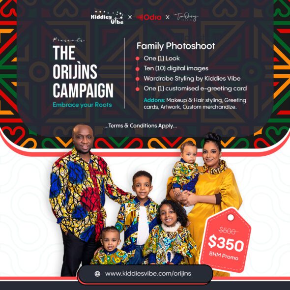 ORIJINS CAMPAIGN FLYER - Family Photoshoot - Kiddies Vibe